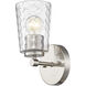 Ashli Indoor Wall Sconce Wall Light in Brushed Nickel